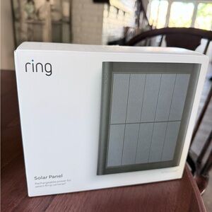 RING - Solar Panel - NWOT